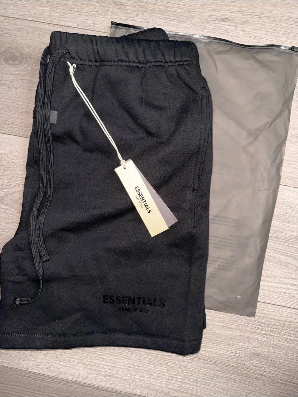 Essentials Black Men's Bag with Minimal Logo